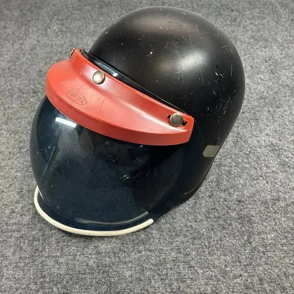 Vintage 1960's Kangol Spacemaster Helmet Size 2 W/ Bell Visor Bubble Shield RARE - Picture 1 of 15
